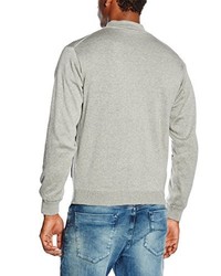 grauer Pullover mit einem Reißverschluß von Gant