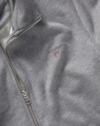 grauer Pullover mit einem Reißverschluß von Gant