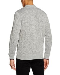 grauer Pullover mit einem Reißverschluß von Jack & Jones