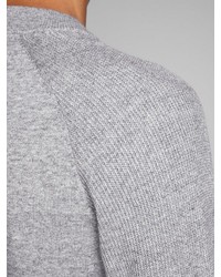 grauer Pullover mit einem Reißverschluß von Jack & Jones