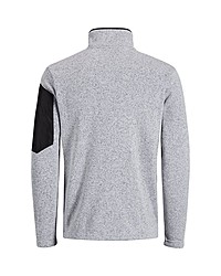 grauer Pullover mit einem Reißverschluß von Jack & Jones