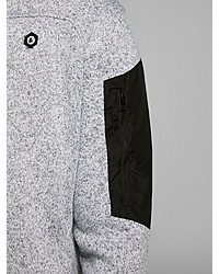 grauer Pullover mit einem Reißverschluß von Jack & Jones