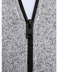 grauer Pullover mit einem Reißverschluß von Jack & Jones