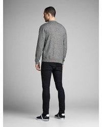 grauer Pullover mit einem Reißverschluß von Jack & Jones