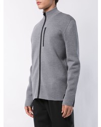 grauer Pullover mit einem Reißverschluß von Aztech Mountain