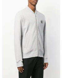 grauer Pullover mit einem Reißverschluß von Kenzo