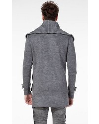 grauer Pullover mit einem Reißverschluß von Redbridge