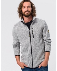 grauer Pullover mit einem Reißverschluß von ROADSIGN australia