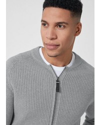 grauer Pullover mit einem Reißverschluß von S.OLIVER RED LABEL