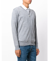 grauer Pullover mit einem Reißverschluß von Eleventy
