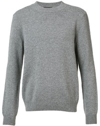 grauer Pullover mit einem Rundhalsausschnitt von A.P.C.