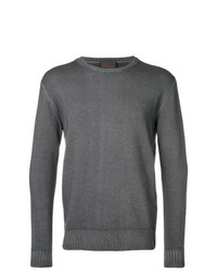 grauer Pullover mit einem Rundhalsausschnitt von Altea