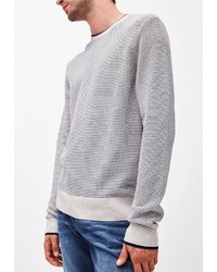 grauer Pullover mit einem Rundhalsausschnitt von Armedangels