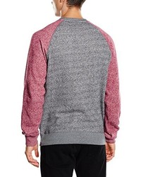 grauer Pullover mit einem Rundhalsausschnitt von Billabong