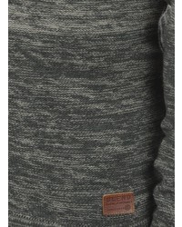 grauer Pullover mit einem Rundhalsausschnitt von BLEND