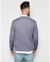 grauer Pullover mit einem Rundhalsausschnitt von Asos