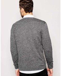 grauer Pullover mit einem Rundhalsausschnitt von Asos