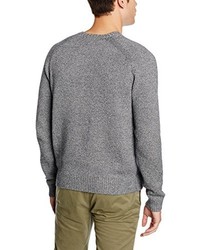 grauer Pullover mit einem Rundhalsausschnitt von Brooks Brothers