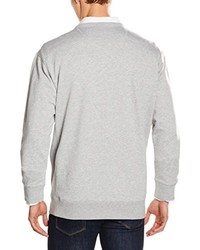 grauer Pullover mit einem Rundhalsausschnitt von Burton