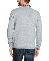 grauer Pullover mit einem Rundhalsausschnitt von Burton