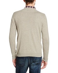 grauer Pullover mit einem Rundhalsausschnitt von Burton
