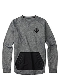 grauer Pullover mit einem Rundhalsausschnitt von Burton