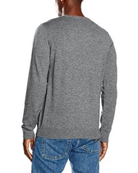 grauer Pullover mit einem Rundhalsausschnitt von Carhartt
