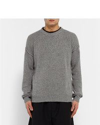 grauer Pullover mit einem Rundhalsausschnitt von Marni