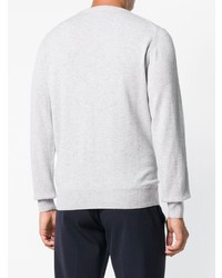 grauer Pullover mit einem Rundhalsausschnitt von Eleventy