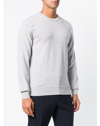 grauer Pullover mit einem Rundhalsausschnitt von Eleventy