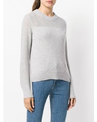 grauer Pullover mit einem Rundhalsausschnitt von Rag & Bone