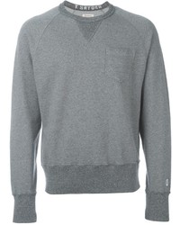 grauer Pullover mit einem Rundhalsausschnitt von Champion