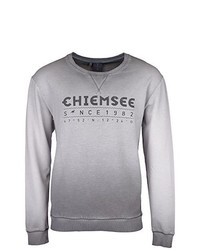 grauer Pullover mit einem Rundhalsausschnitt von Chiemsee