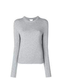 grauer Pullover mit einem Rundhalsausschnitt von Chloé