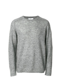 grauer Pullover mit einem Rundhalsausschnitt von Closed