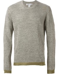 grauer Pullover mit einem Rundhalsausschnitt von Comme Des Garcons SHIRT