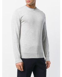 grauer Pullover mit einem Rundhalsausschnitt von Eleventy