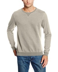 grauer Pullover mit einem Rundhalsausschnitt von Cortefiel
