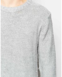 grauer Pullover mit einem Rundhalsausschnitt von Cheap Monday