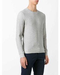 grauer Pullover mit einem Rundhalsausschnitt von A.P.C.