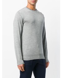 grauer Pullover mit einem Rundhalsausschnitt von Eleventy