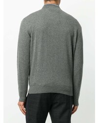 grauer Pullover mit einem Rundhalsausschnitt von Stella McCartney