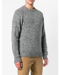 grauer Pullover mit einem Rundhalsausschnitt von Barena