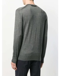 grauer Pullover mit einem Rundhalsausschnitt von Neil Barrett