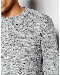 grauer Pullover mit einem Rundhalsausschnitt von Cheap Monday