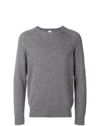 grauer Pullover mit einem Rundhalsausschnitt von Eleventy