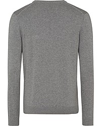 grauer Pullover mit einem Rundhalsausschnitt von Esprit