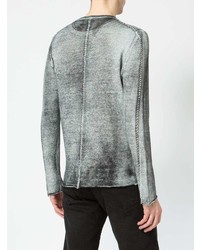 grauer Pullover mit einem Rundhalsausschnitt von Avant Toi