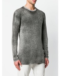 grauer Pullover mit einem Rundhalsausschnitt von Avant Toi