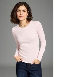 grauer Pullover mit einem Rundhalsausschnitt von FlashLights